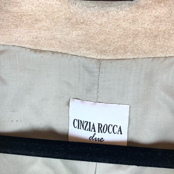 Cinzia Rocco Due Alpaca Wool Button Coat Jacket Long 14 - Picture 5 of 13